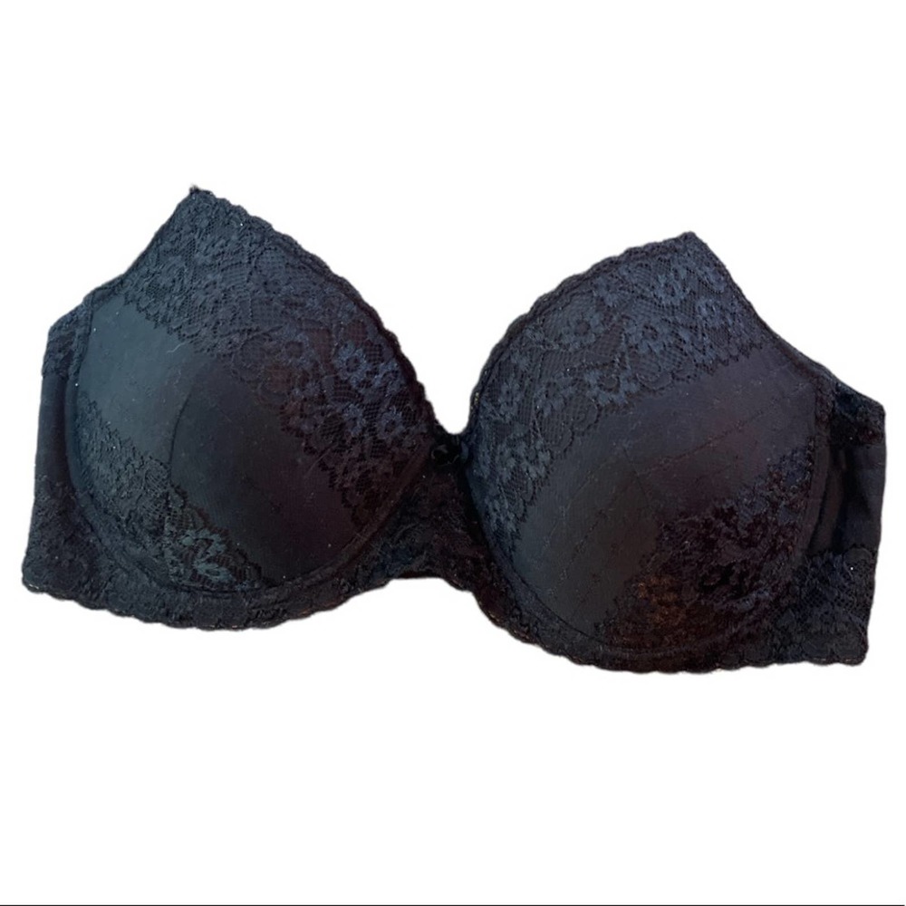 42D Strapless Black Bra - Great Condition